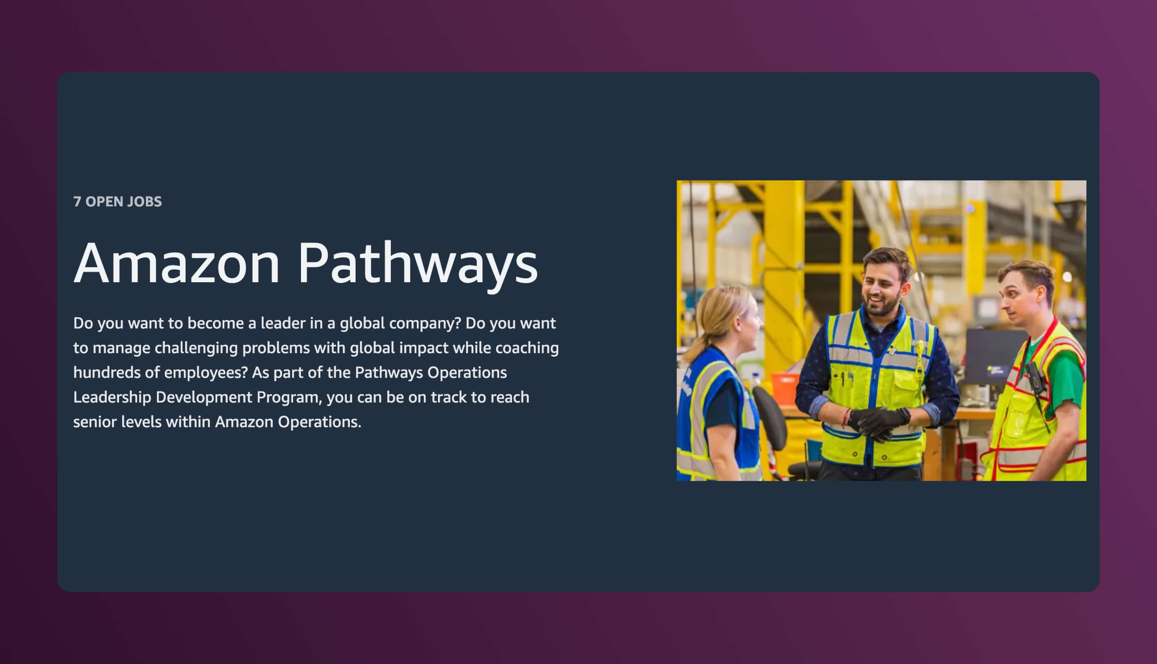 amazon pathways